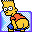 Folder Mooning Bart Icon